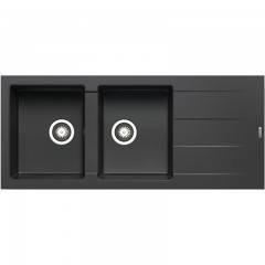 Pyramis Athlos 2B 1D Ένθετος Νεροχύτης από Συνθετικό Γρανίτη 116x50cm Industrial Grey Pyramis Athlos 2B 1D Ένθετος Νεροχύτης από Συνθετικό Γρανίτη 116x50cm Industrial Grey